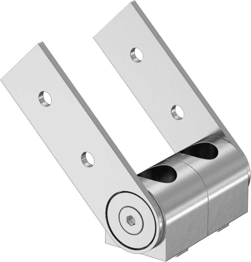 T-Yivli Çerçeve, 60 mm Çift/Dörtlü Ray için Sıralı/Dikey Pivot