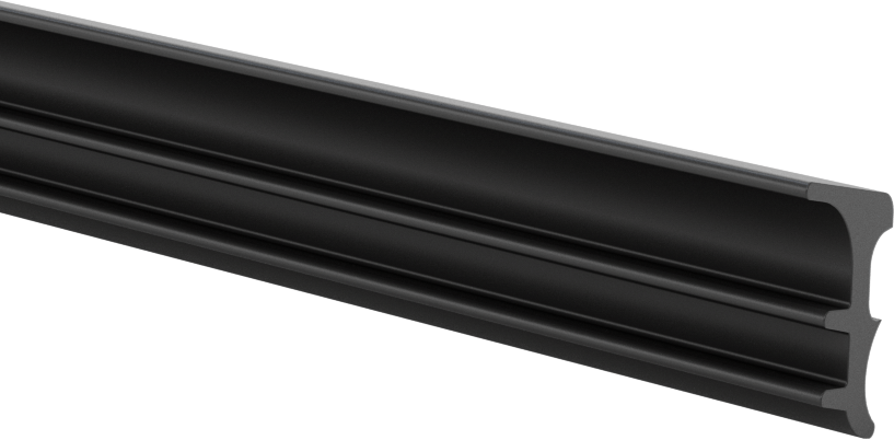 T-Yivli Çerçeve, 45 mm Yüksekliğinde Ray için Panel Contası, 6 mm Panel Kalınlığı için