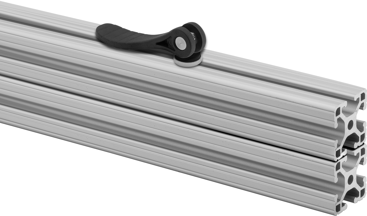 Rail Slide with Cam Handle