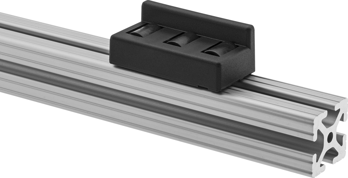 Roller with Guide Rail