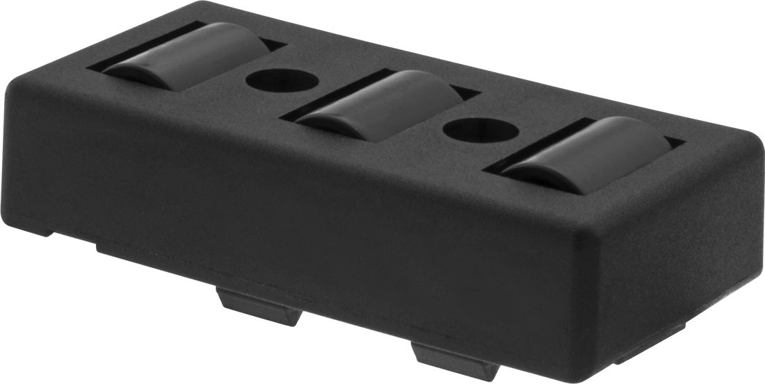 T-Yivli Çerçeve, Vidalı Makaralı Konveyör, 1,5 ve 40 mm Yüksek Ray için