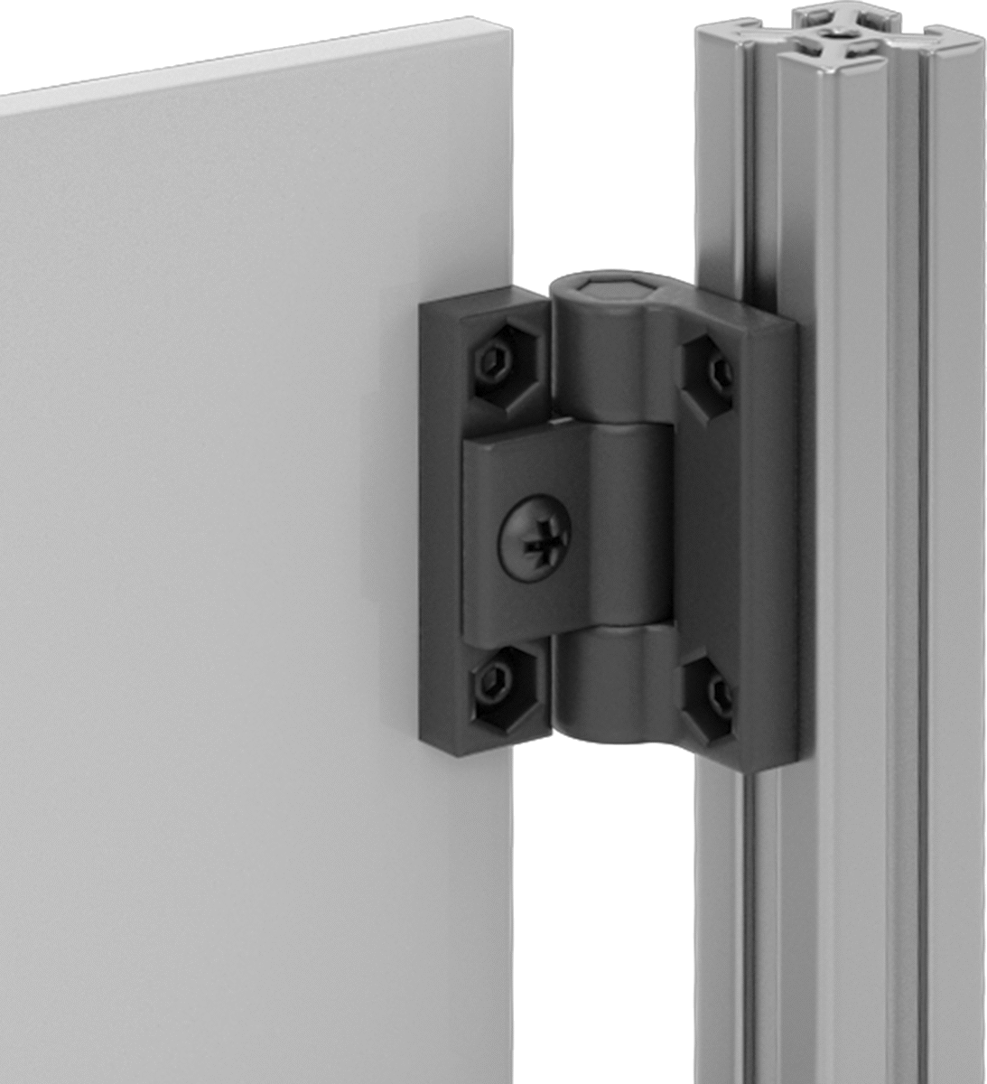 Rail-to-Panel Hinge