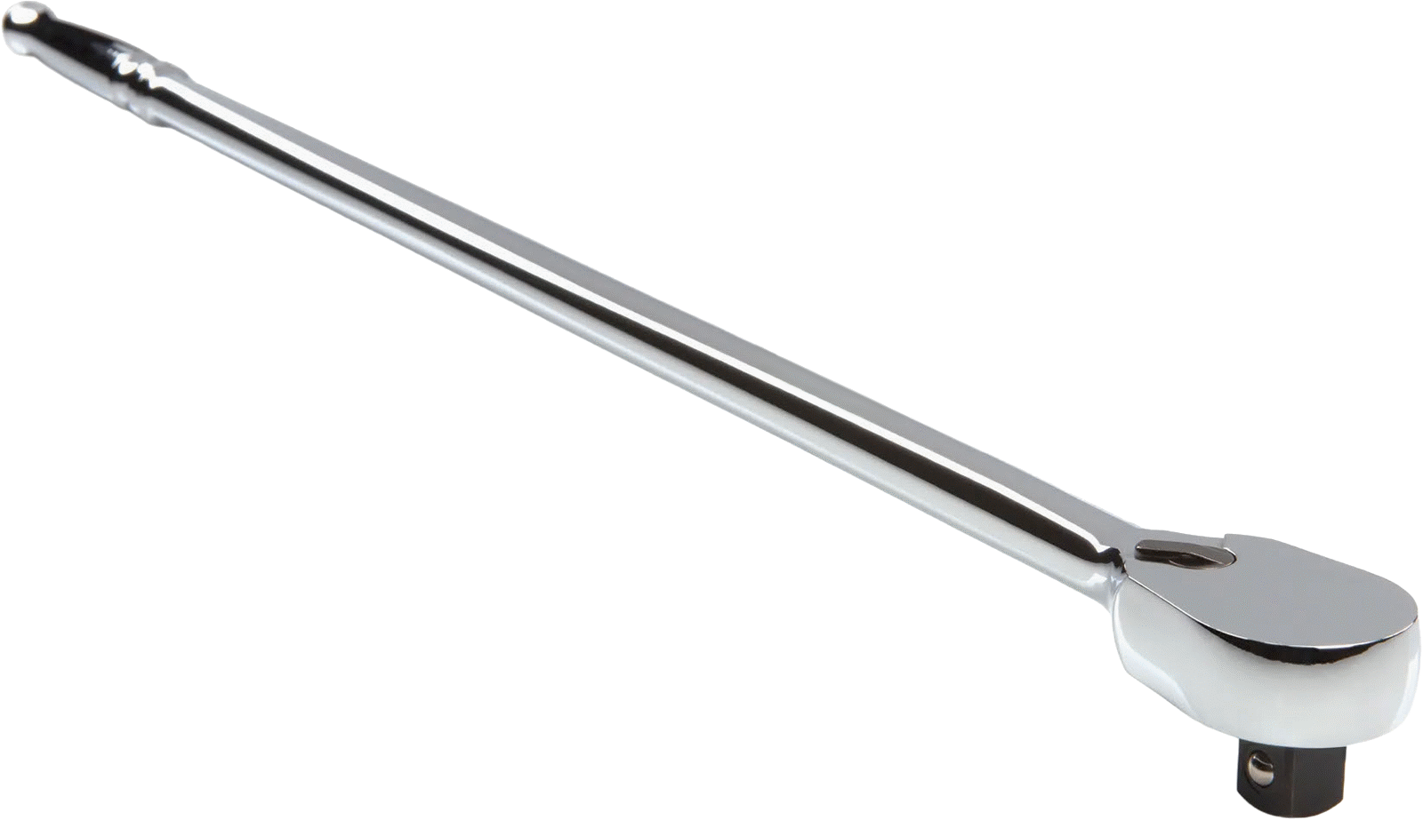 Cırcır Anahtarı, 1/2" Kare Tahrik, 24-7/8" Toplam Uzunluk, Krom Kaplama