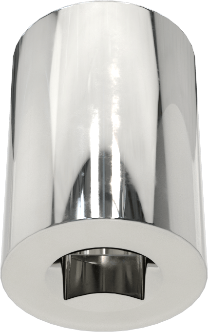 6 Uçlu Standart Lokma, 1/4" Kare Tahrik, 7/16" Boyut
