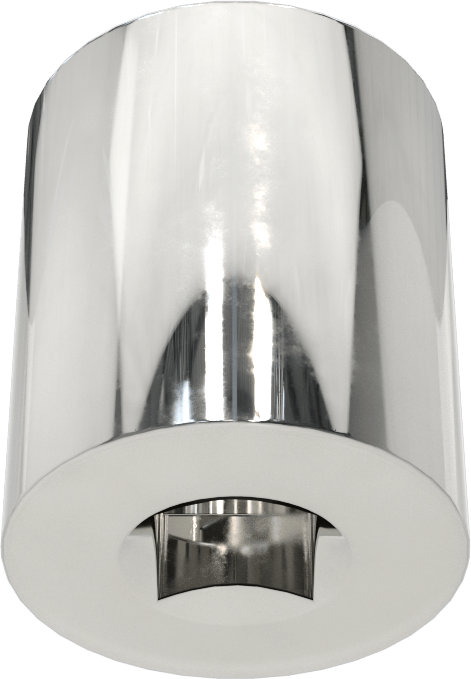 Krom Kaplı 12 Uçlu Standart Lokma Anahtarı, 1/4" Tahrik, 9/16" Boyut