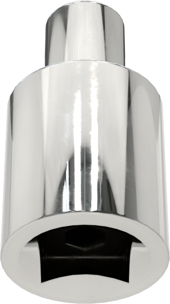 6 Uçlu Standart Lokma, 1/4" Kare Tahrik, 1/8" Boyut