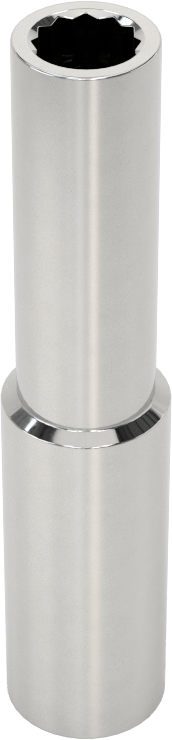 Krom Kaplı 12 Uçlu Derin Lokma Anahtarı, 1/4" Tahrik, 7/32" Boyut