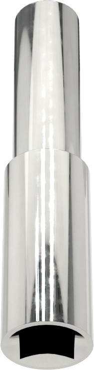 Krom Kaplı 12 Uçlu Derin Lokma Anahtarı, 1/4" Tahrik, 7/32" Boyut