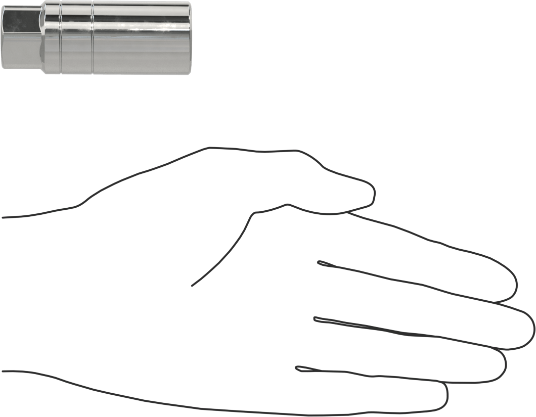 Buji Soketi, 3/8" Kare Tahrik, 3/4" Boyut