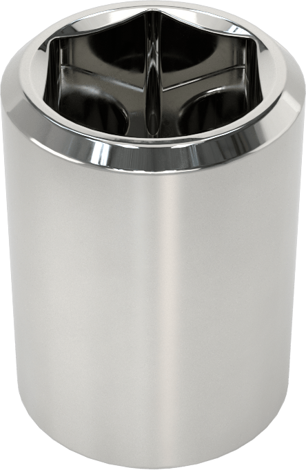 6 Uçlu Standart Lokma, 3/8" Tahrik, 9/16" Boyut, 1-1/8" Uzunluk