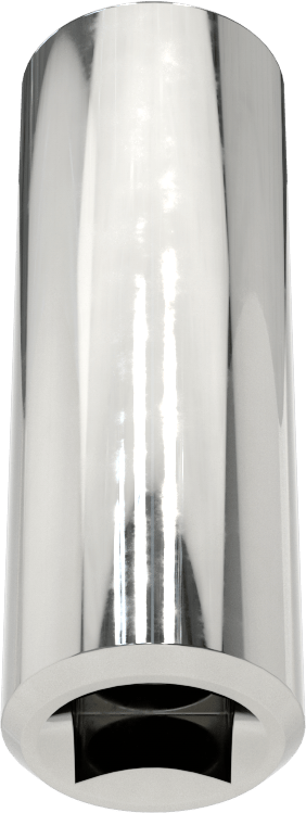 6 Uçlu Derin Soket, 3/8" Kare Tahrik, 1/2" Boyut, 2-1/8" Uzunluk