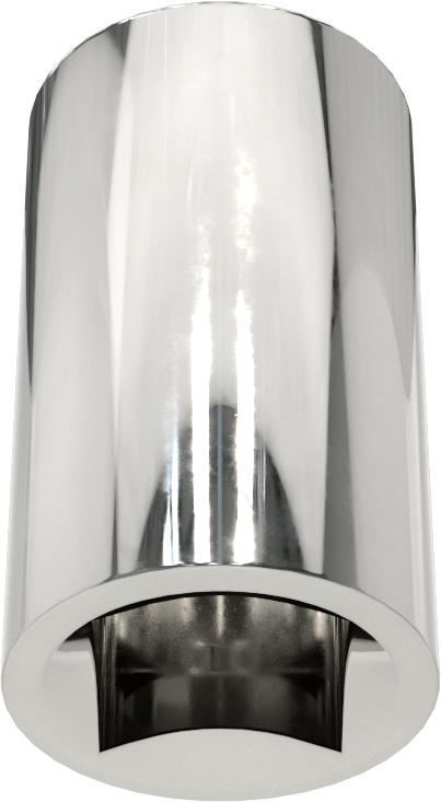 12 Uçlu Standart Lokma Anahtarı, Krom Kaplama, 1/2" Tahrik, 5/8" Boyut
