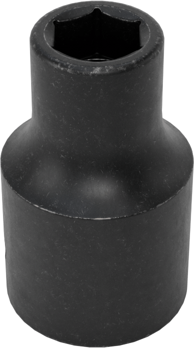 6 Uçlu Darbeli Soket, Standart, 1/2" Kare Tahrik, 3/8" Boyut, 1-1/2" Uzunluk