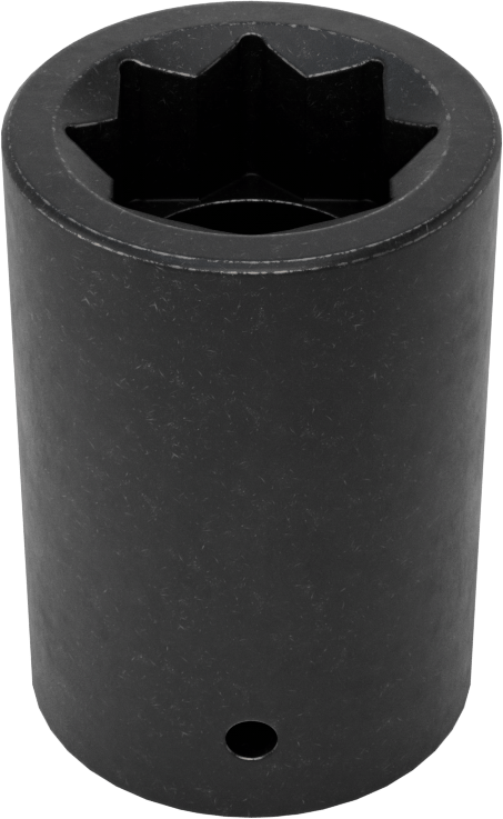8 Uçlu Standart Darbeli Lokma, 1/2" Tahrik, 9/16" Boyut
