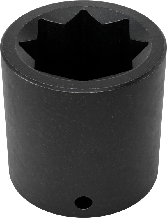 8 Uçlu Standart Darbeli Lokma, 1/2" Tahrik, 1" Boyut