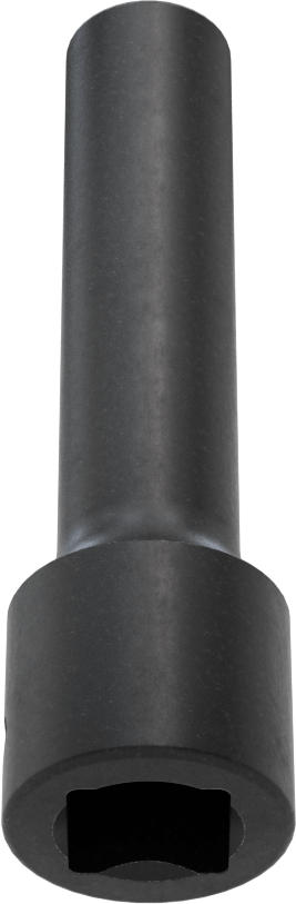 6 Uçlu Darbeli Soket, Derin, 1/2" Kare Tahrik, 3/8" Boyut, 3-1/4" Uzunluk