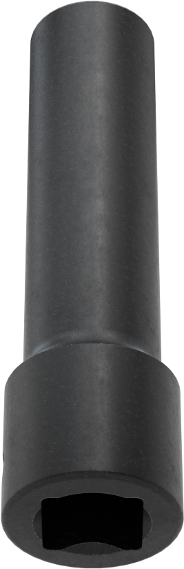 6 Uçlu Darbeli Soket, Derin, 1/2" Kare Tahrik, 7/16" Boyut, 3-1/4" Uzunluk