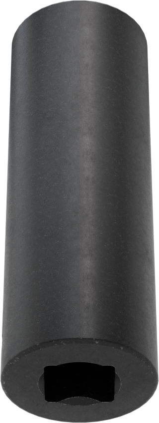 6 Uçlu Darbeli Soket, Derin, 1/2" Kare Tahrik, 3/4" Boyut, 3-1/4" Uzunluk