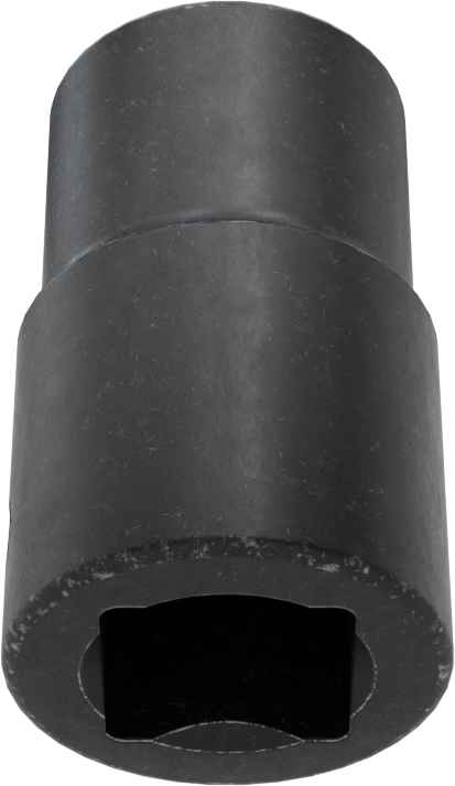 6 Uçlu Darbeli Soket, Standart, 1/2" Kare Tahrik, 1/2" Boyut, 1-1/2" Uzunluk
