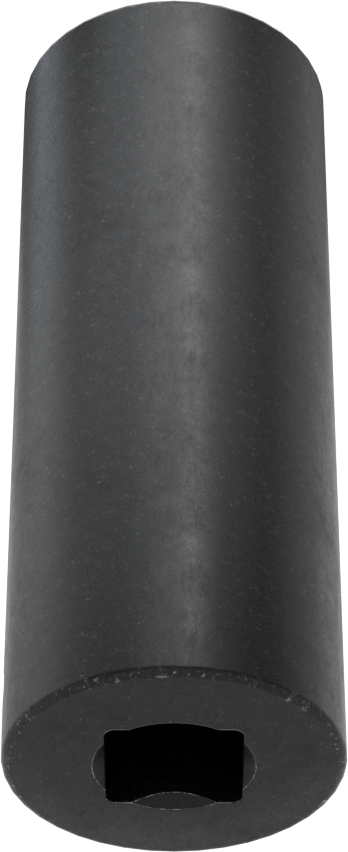 6 Uçlu Darbeli Soket, Derin, 1/2" Kare Tahrik, 13/16" Boyut, 3-1/4" Uzunluk