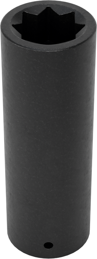 8 Uçlu Derin Darbeli Soket, 1/2" Tahrik, 5/8" Boyut