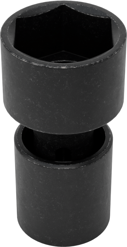 6 Uçlu Darbeli Soket, Flex, 1/2" Kare Tahrik, 1-1/4" Boyut, 3-3/16" Toplam Uzunluk