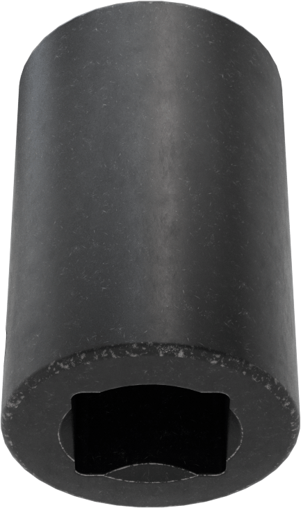 6 Uçlu Darbeli Soket, Standart, 1/2" Kare Tahrik, 5/8" Boyut, 1-1/2" Uzunluk
