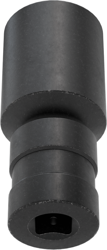 6 Uçlu Darbeli Soket, 1/2" Kare Tahrik, 1-1/8" Boyut, 3-9/16" Toplam Uzunluk