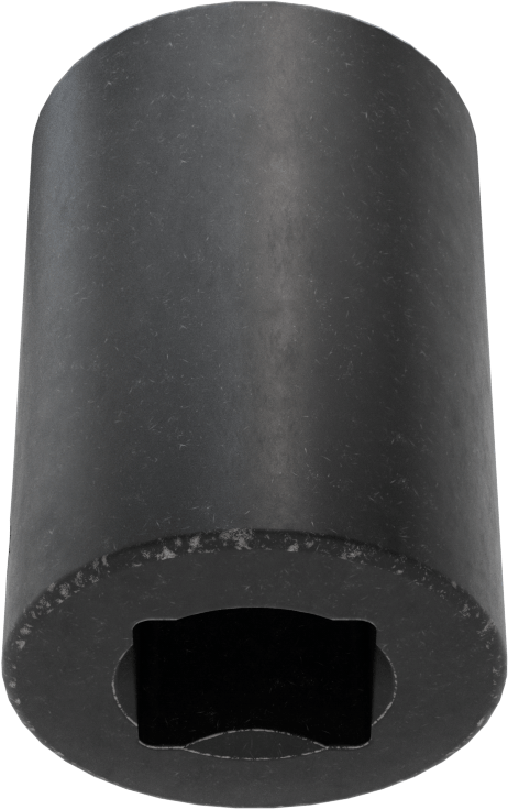 6 Uçlu Darbeli Soket, Standart, 1/2" Kare Tahrik, 11/16" Boyut, 1-1/2" Uzunluk