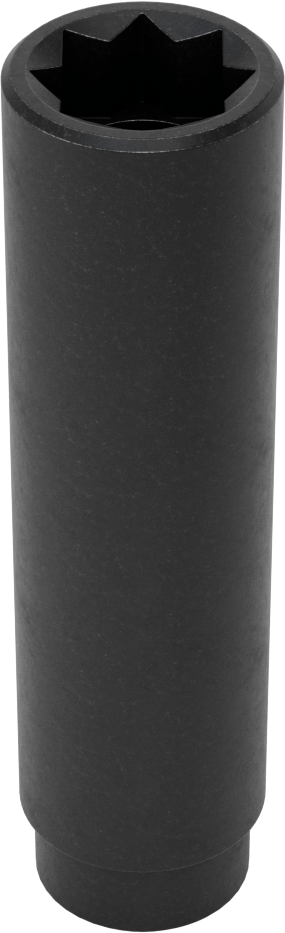 Ekstra Derin 8 Uçlu Darbeli Lokma Anahtarı, 1/2" Tahrik, 3/4" Boyut