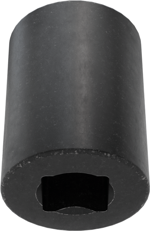 6 Uçlu Darbeli Soket, Standart, 1/2" Kare Tahrik, 3/4" Boyut, 1-1/2" Uzunluk