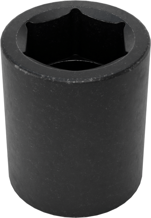 6 Uçlu Darbeli Soket, Standart, 1/2" Kare Tahrik, 13/16" Boyut, 1-1/2" Uzunluk