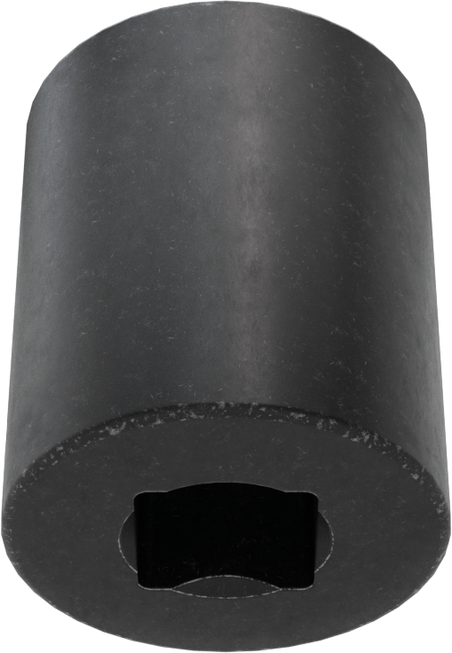 6 Uçlu Darbeli Soket, Standart, 1/2" Kare Tahrik, 13/16" Boyut, 1-1/2" Uzunluk