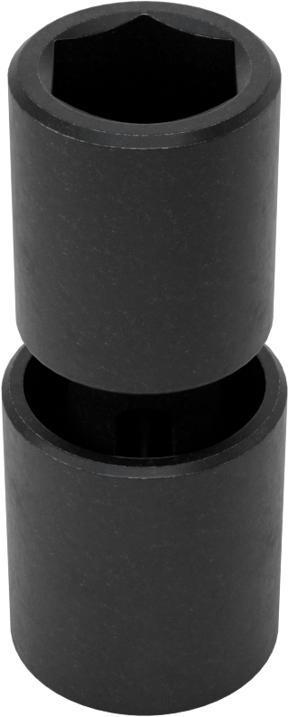 6 Uçlu Darbeli Soket, Flex, 1/2" Kare Tahrik, 5/8" Boyut, 2-5/8" Toplam Uzunluk