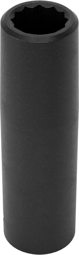 12 Uçlu Derin Darbeli Lokma Anahtarı, 1/2" Kare Tahrik, 9/16" Boyut