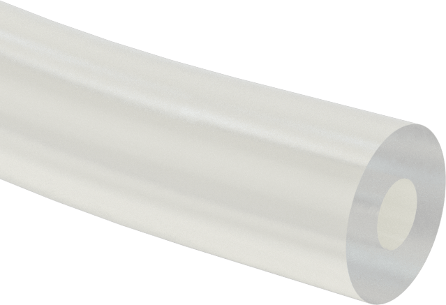 Aşınmaya Dayanıklı Versilon Poliüretan Boru, Hava için, Sert, Şeffaf, 3/4" ID, 15/16" OD