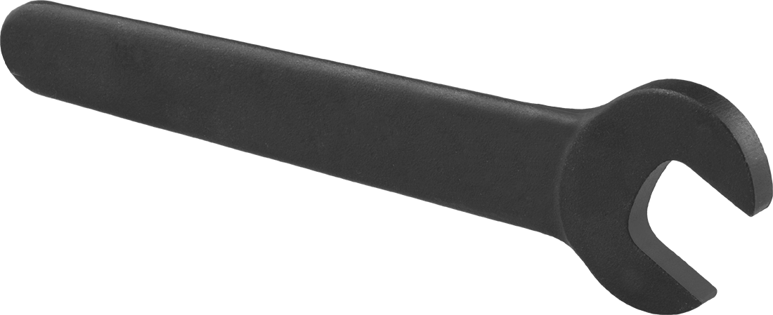 Sıkı Boşluklu Açık Uçlu Anahtar, Siyah Kaplamalı, 3/4" Boyut, 6-3/8" Toplam Uzunluk