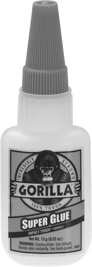 Anında Yapışan Yapıştırıcı, Goril, 0,5 FL. oz. Şişe