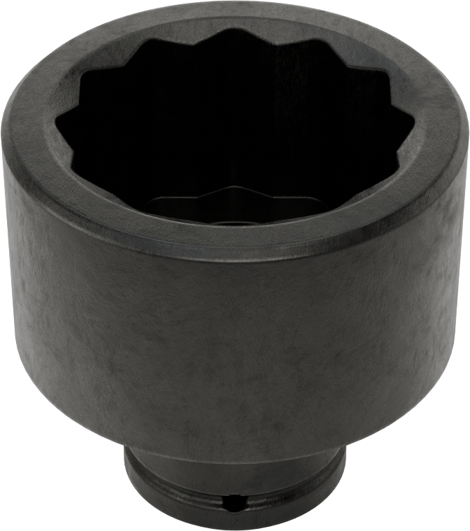12 Uçlu Darbeli Lokma Anahtarı, 3/4" Kare Tahrik, 2-1/4" Boyut