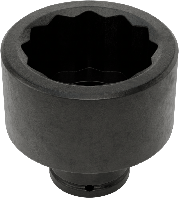 12 Uçlu Darbeli Lokma Anahtarı, 3/4" Kare Tahrik, 2-3/8" Boyut
