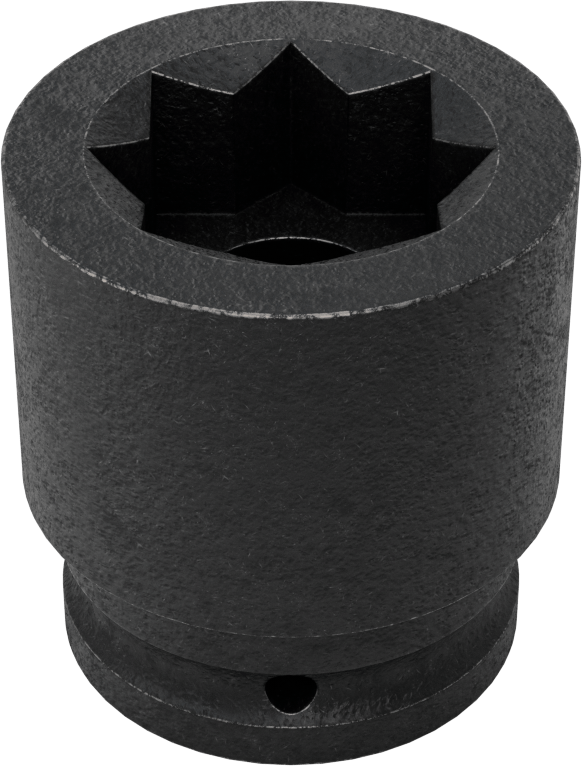 8 Uçlu Darbeli Lokma, 3/4" Kare Tahrik, 1" Boyut