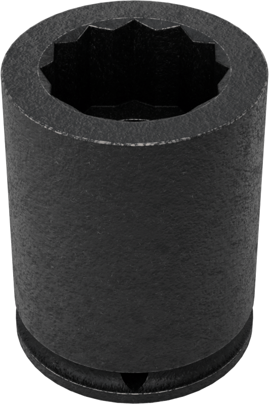 12 Uçlu Darbeli Lokma Anahtarı, 3/4" Kare Tahrik, 1" Boyut
