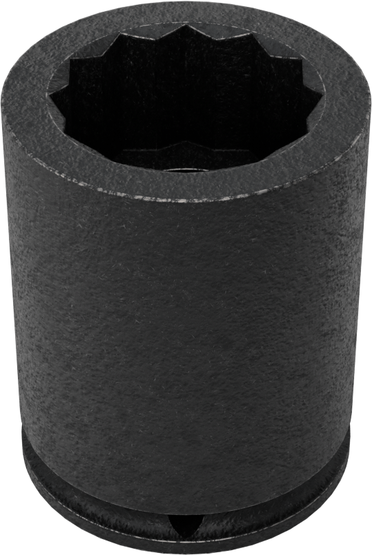 12 Uçlu Darbeli Lokma Anahtarı, 3/4" Kare Tahrik, 1-1/8" Boyut