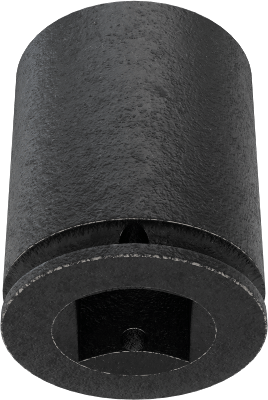12 Uçlu Darbeli Lokma Anahtarı, 3/4" Kare Tahrik, 1-1/8" Boyut