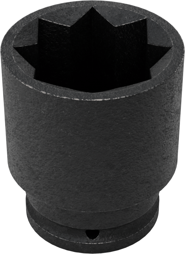 8 Uçlu Standart Darbeli Lokma, 3/4" Tahrik, 1-7/16" Boyut