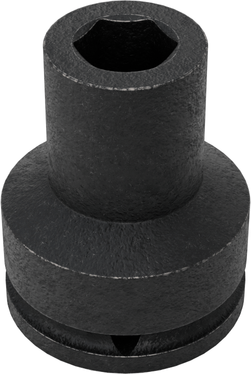 6 Uçlu Darbeli Soket, Standart, 3/4" Kare Tahrik, 9/16" Boyut, 2" Uzunluk
