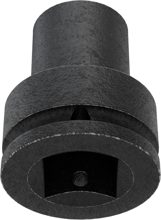 6 Uçlu Darbeli Soket, Standart, 3/4" Kare Tahrik, 5/8" Boyut, 2" Uzunluk