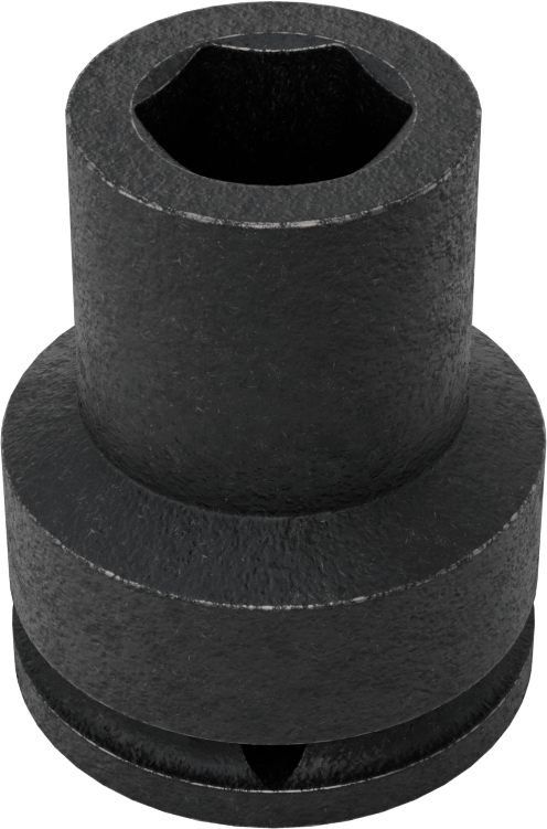 6 Uçlu Darbeli Soket, Standart, 3/4" Kare Tahrik, 11/16" Boyut, 2" Uzunluk