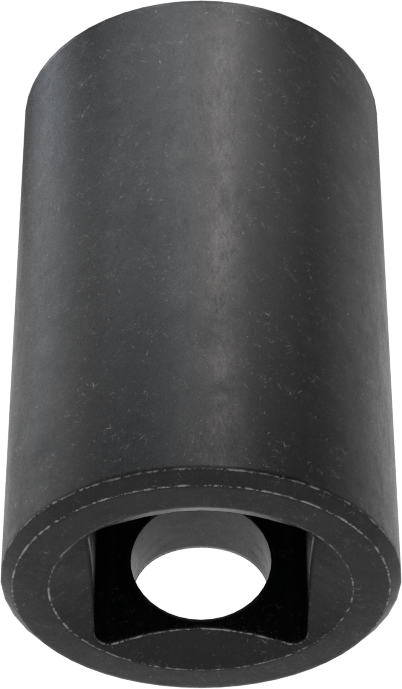 6 Uçlu Darbeli Soket, Standart, 3/8" Kare Tahrik, 7/16" Boyut, 1-1/8" Uzunluk