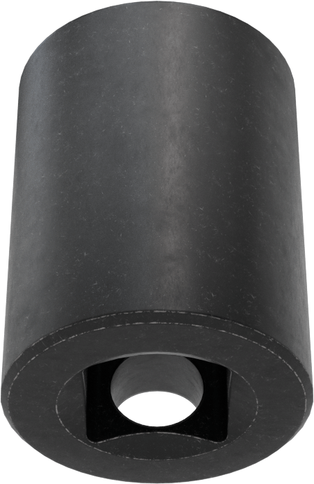 6 Uçlu Darbeli Soket, Standart, 3/8" Kare Tahrik, 9/16" Boyut, 1-1/8" Uzunluk